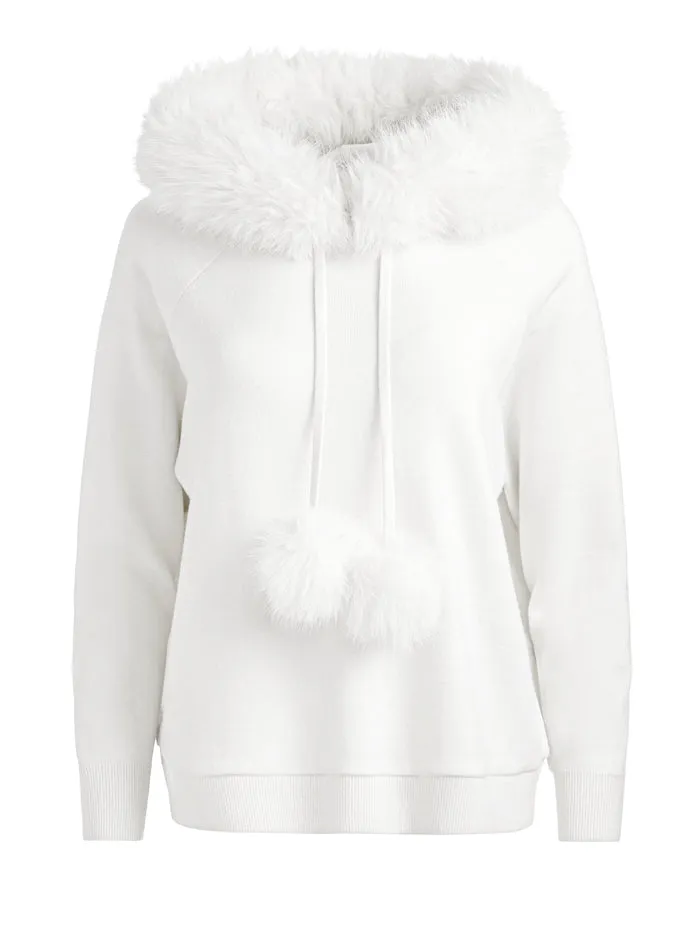 Aloscar Fur Trimmed Hoodie