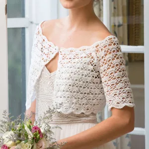 Aunt Lydia's Crochet Exquisite Bridal Topper