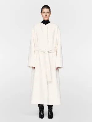 Bathrobe Coat in Ivory