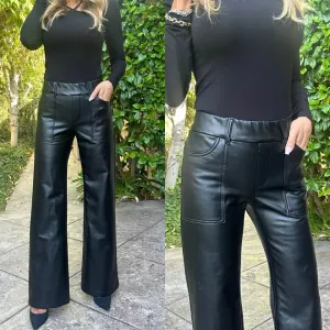 Bevy Flog - Christine Pant in Black Vegan