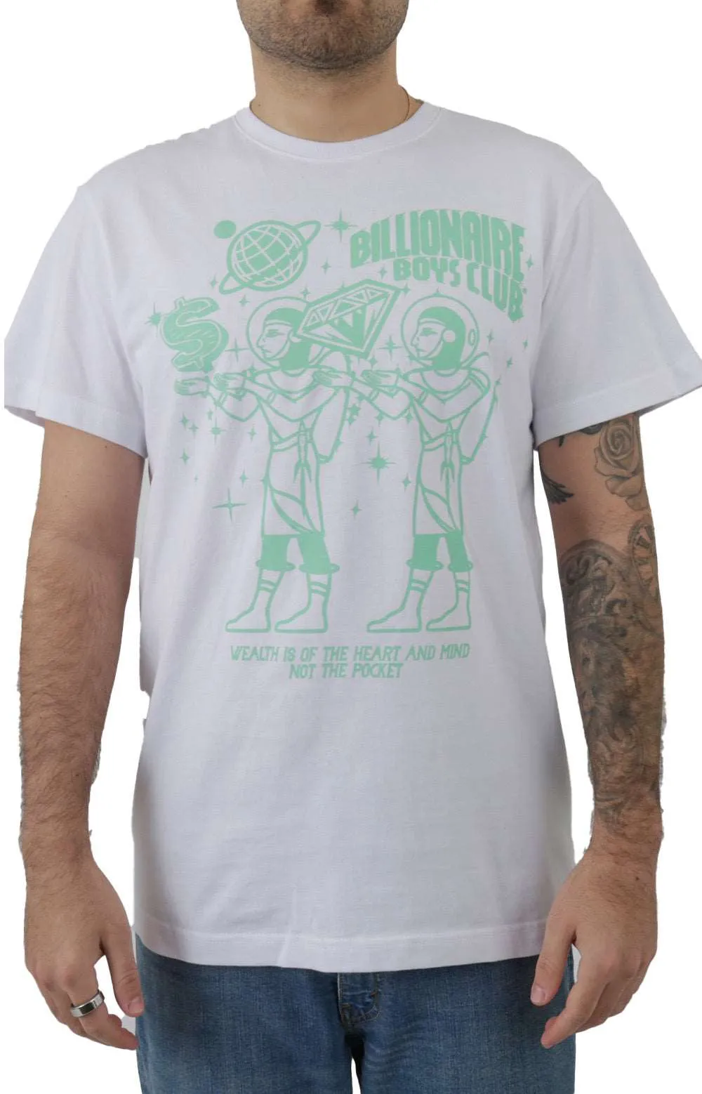 Billionaire Boys Club Explore Tee - Bleach White