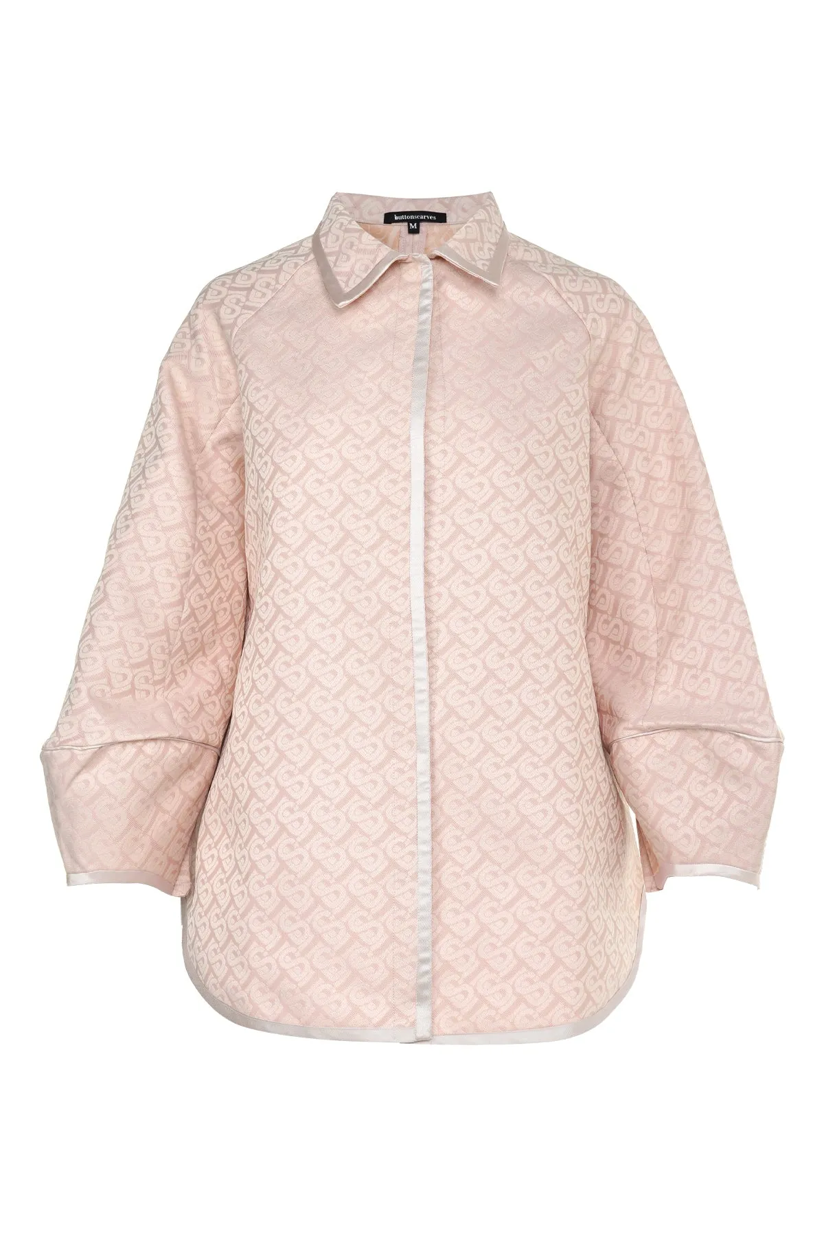 Bimu Jacquard Statement Outer - Pink