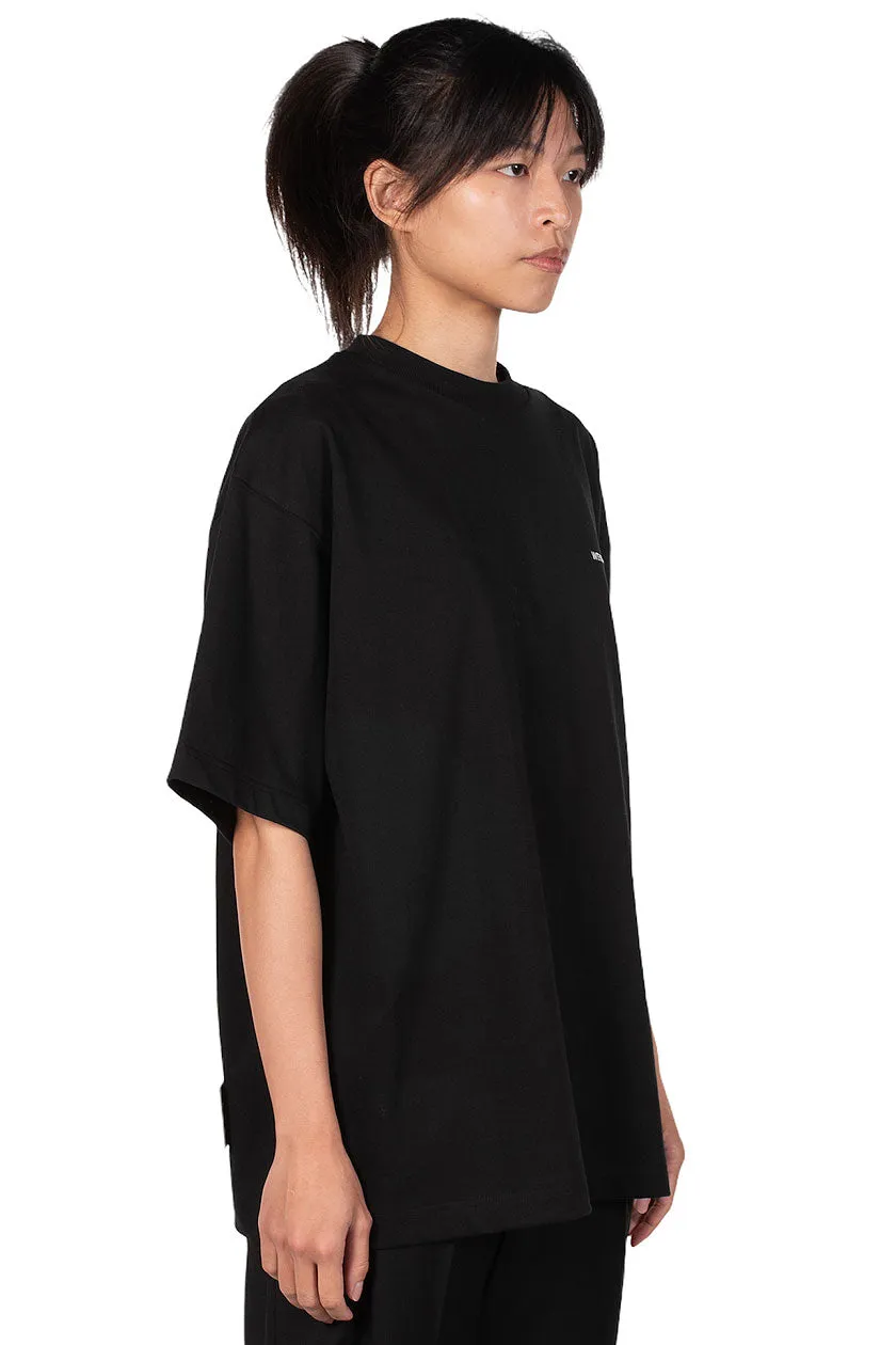 Black Logo High Neck T-shirt