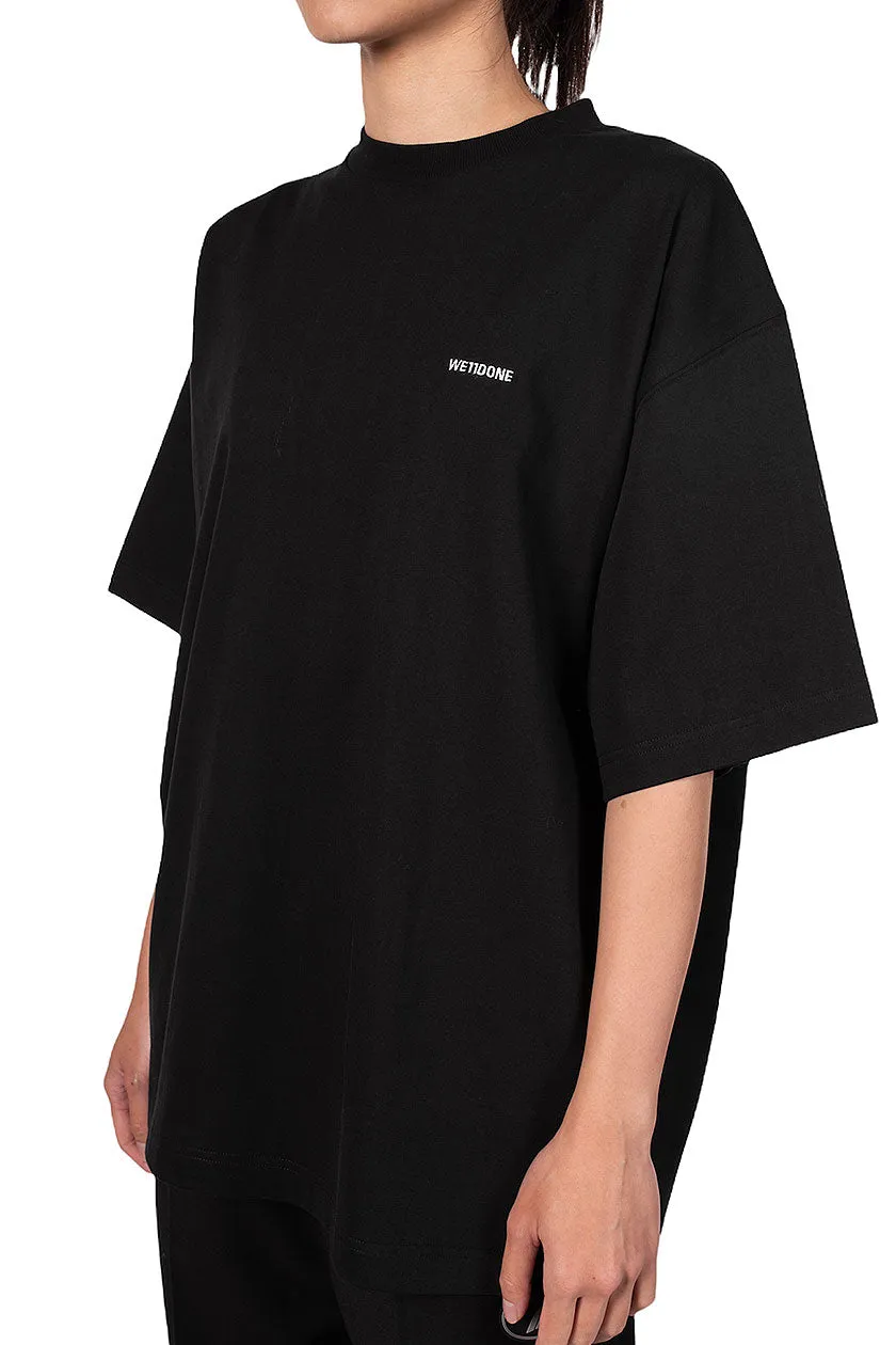 Black Logo High Neck T-shirt