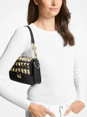 Bradshaw Small Studded Leather Shoulder Bag | 55570