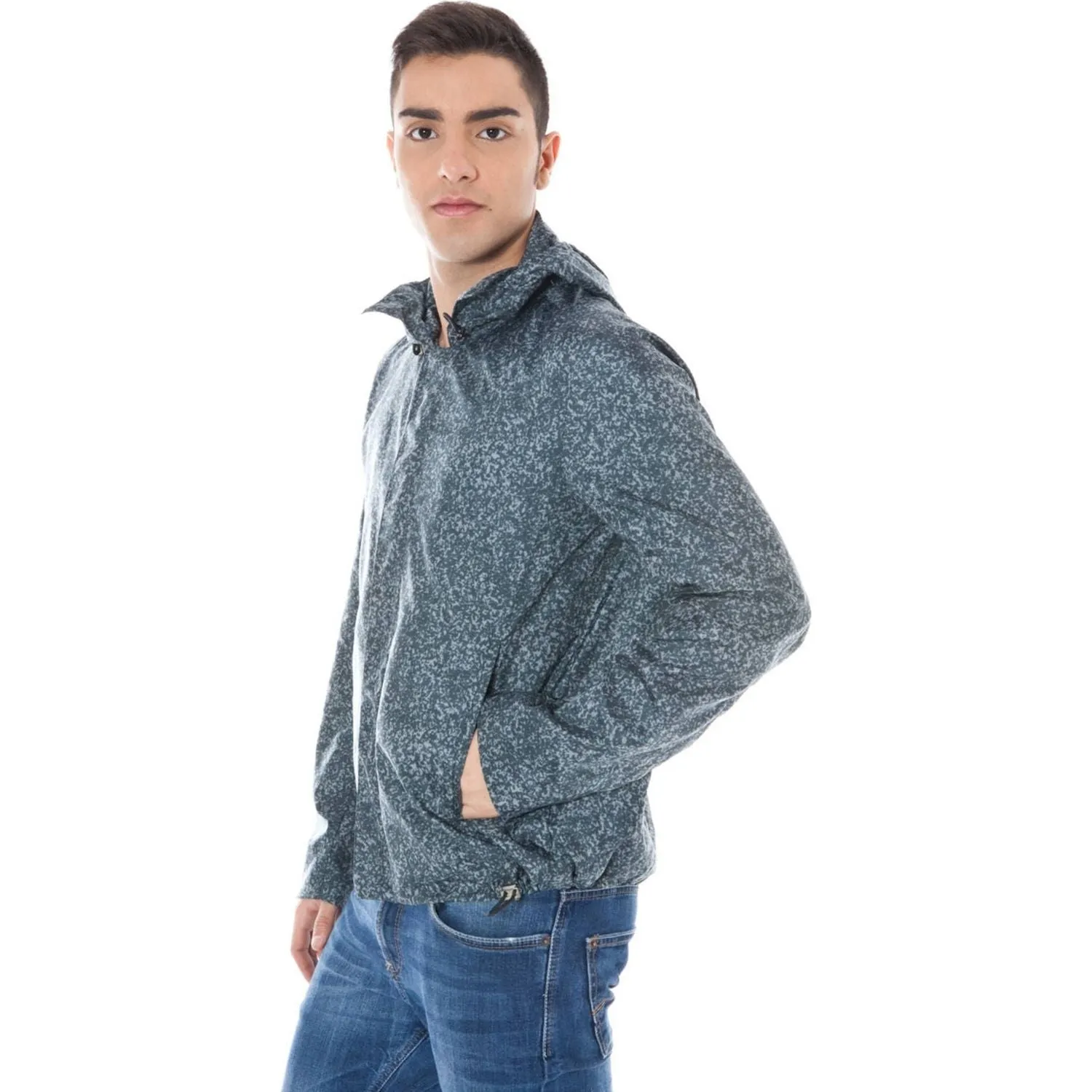 Calvin Klein Gray Polyamide Men Jacket