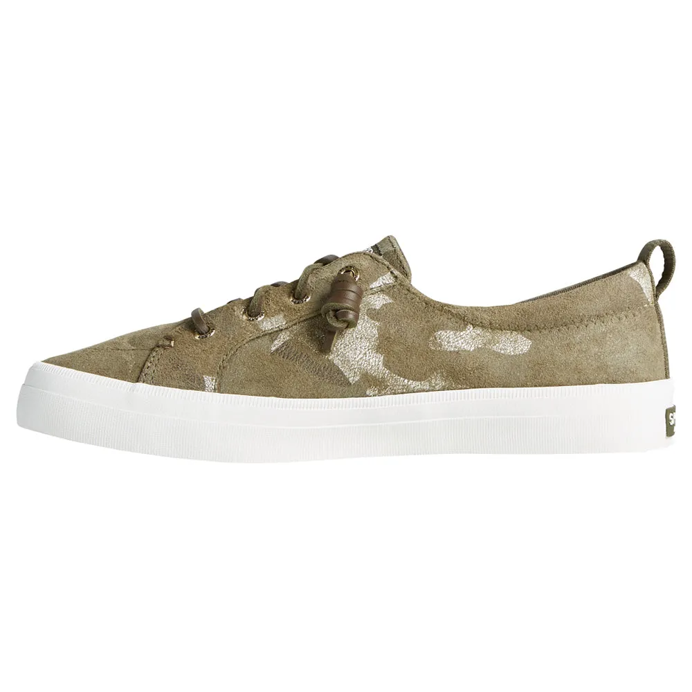 Crest Vibe Metallic Camo Lace Up Sneaker