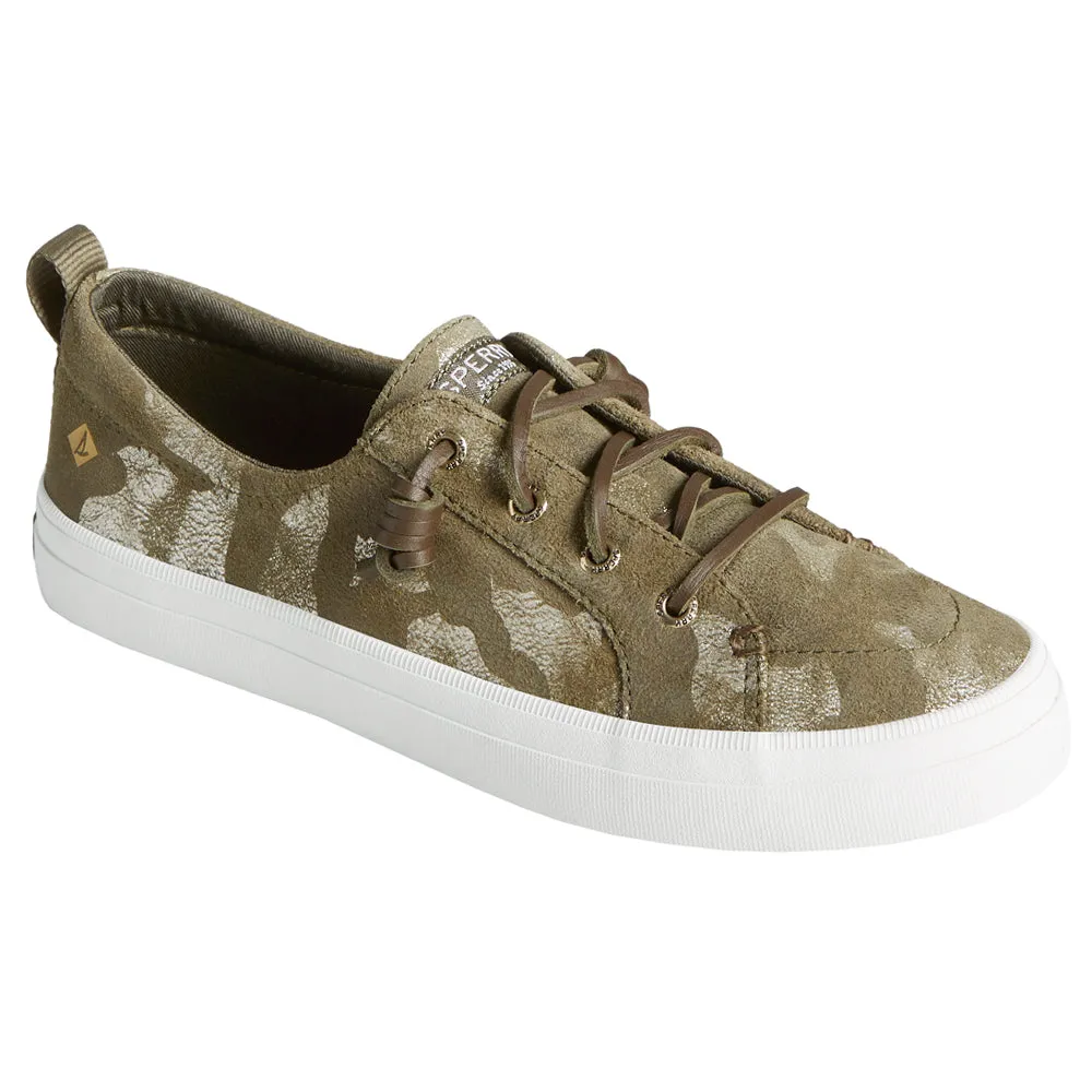 Crest Vibe Metallic Camo Lace Up Sneaker