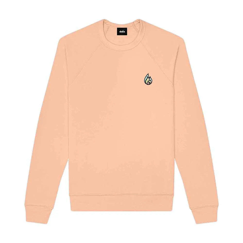 Dalix Fire Crewneck Sweatshirt (Glow in the Dark)