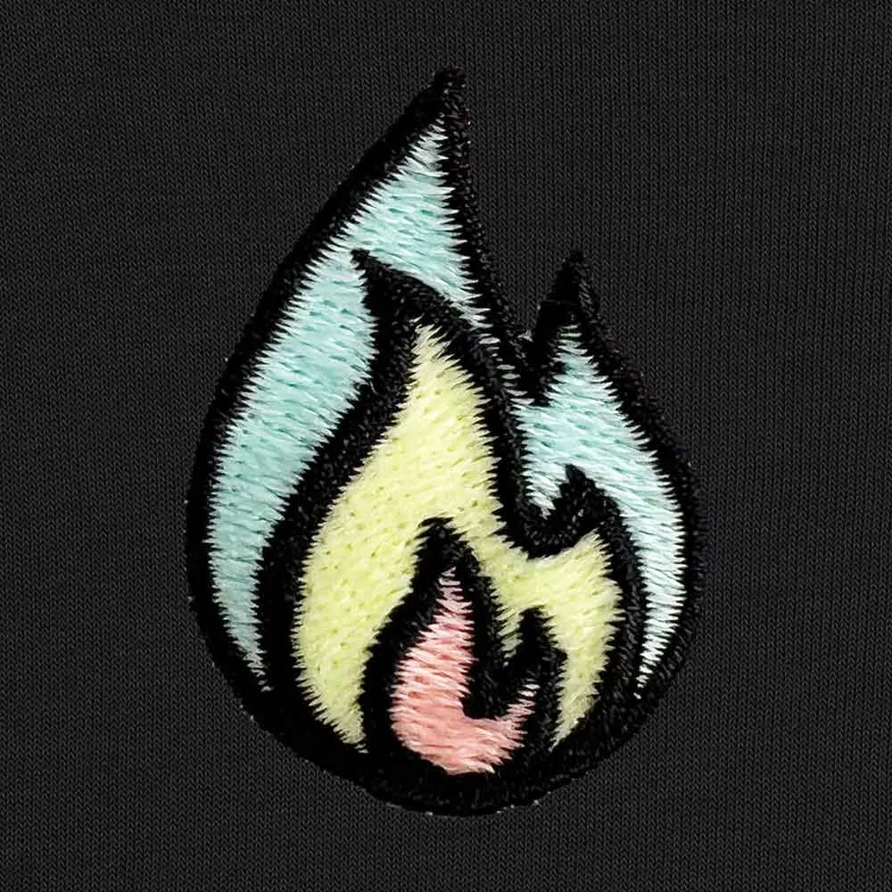 Dalix Fire Crewneck Sweatshirt (Glow in the Dark)