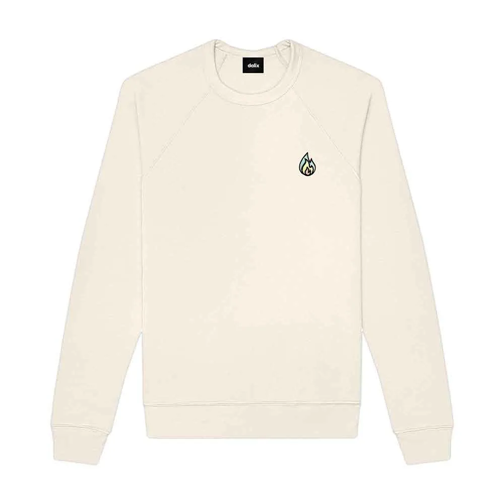 Dalix Fire Crewneck Sweatshirt (Glow in the Dark)