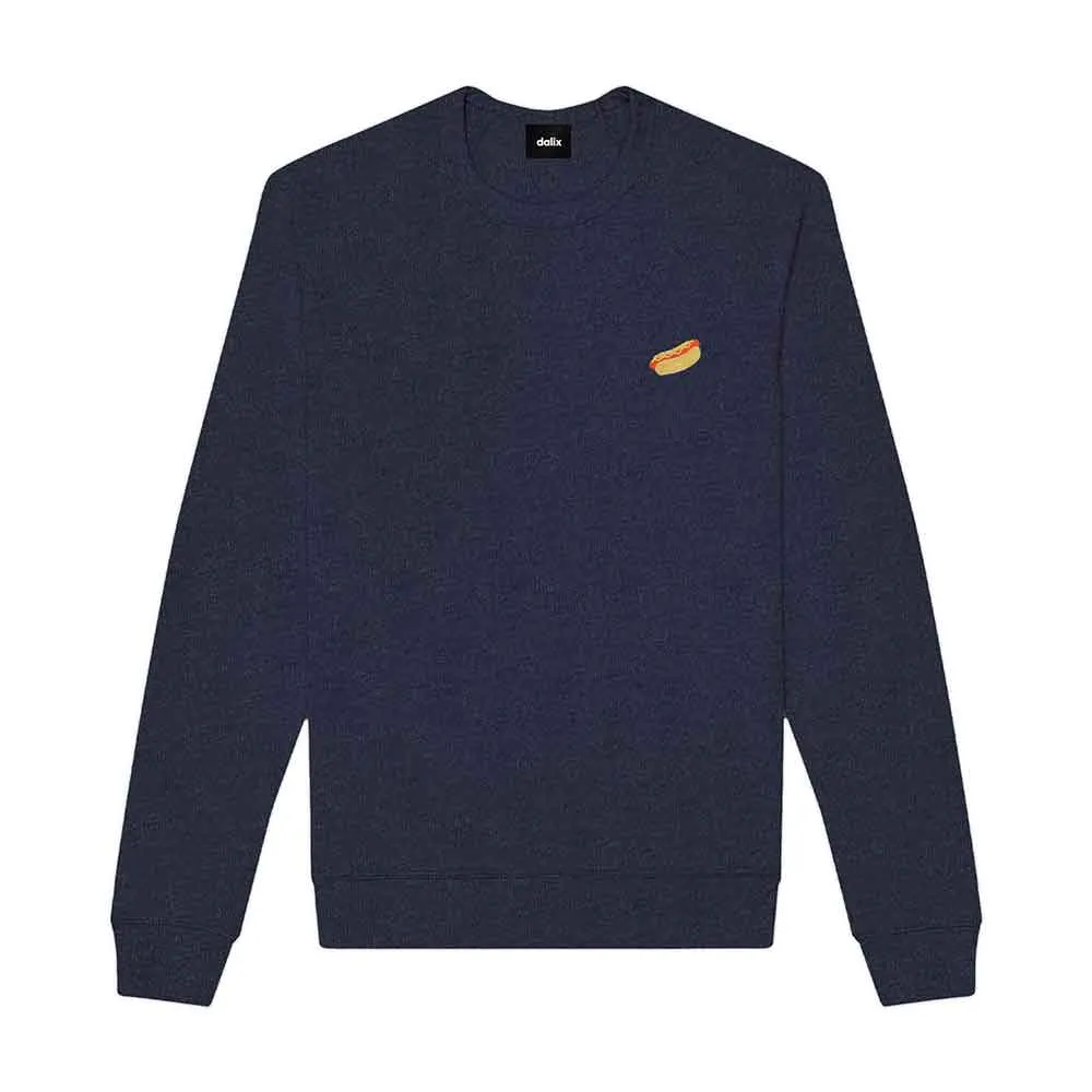 Dalix Hot Dog Crewneck Sweatshirt