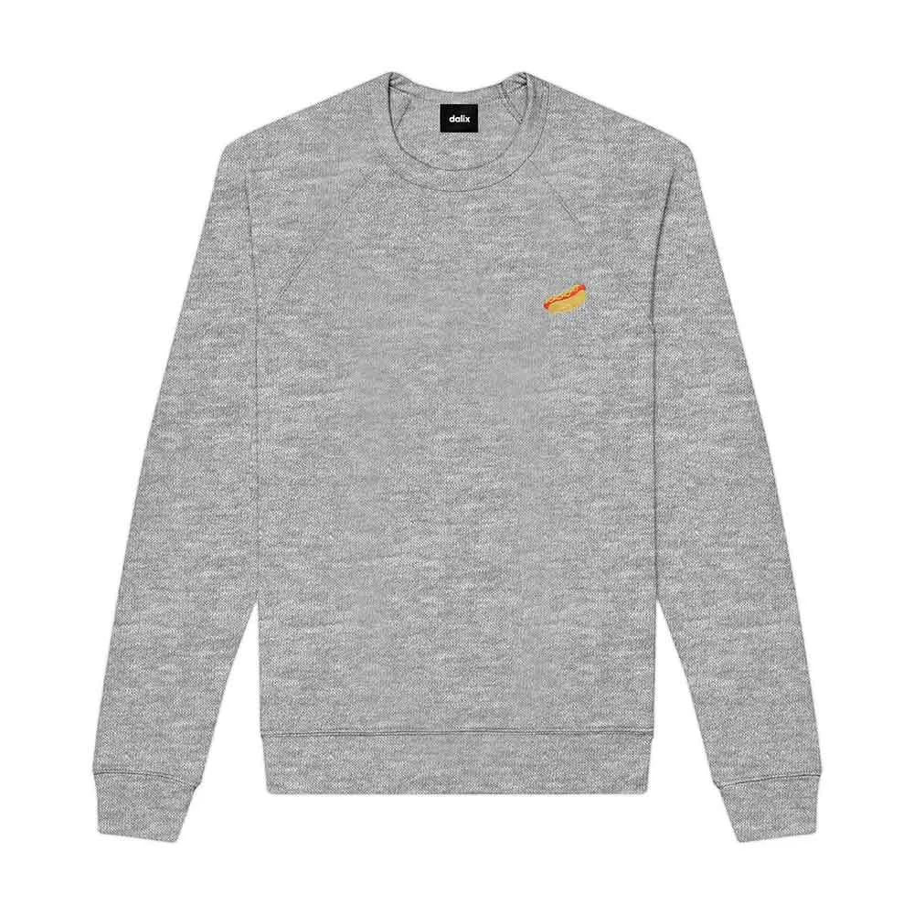 Dalix Hot Dog Crewneck Sweatshirt