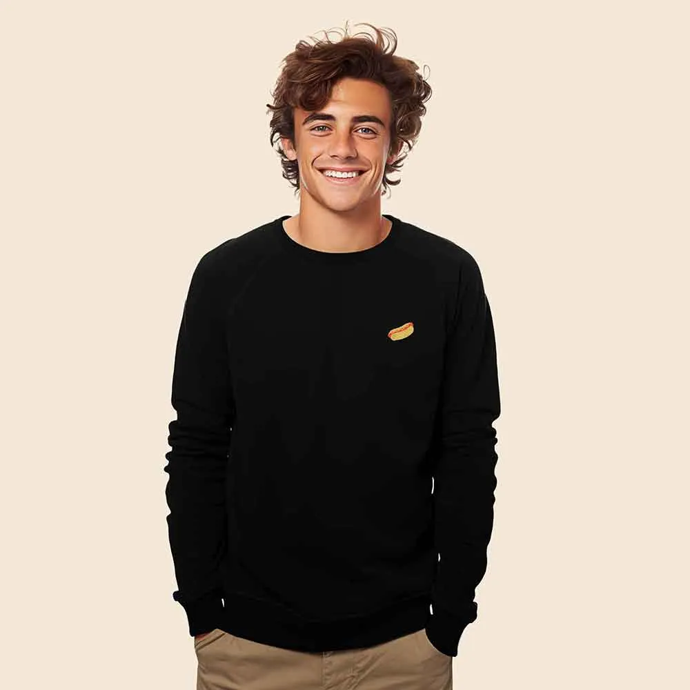 Dalix Hot Dog Crewneck Sweatshirt