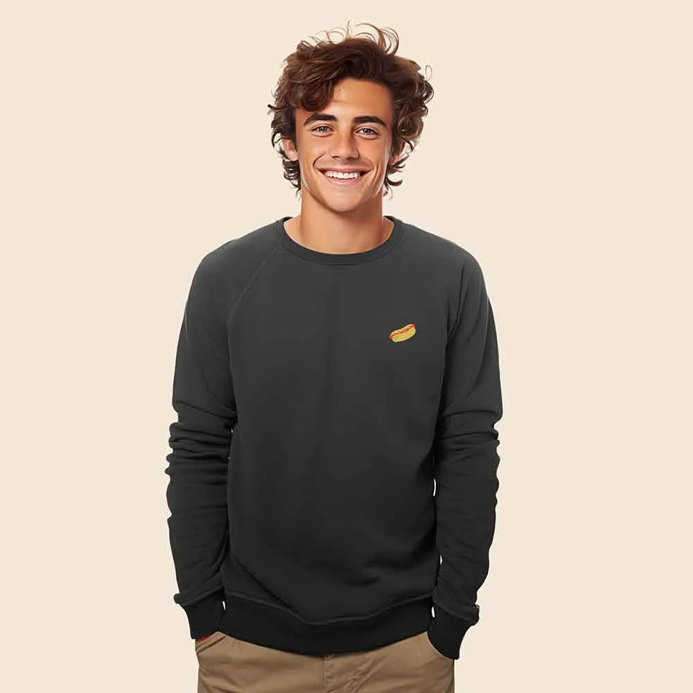 Dalix Hot Dog Crewneck Sweatshirt