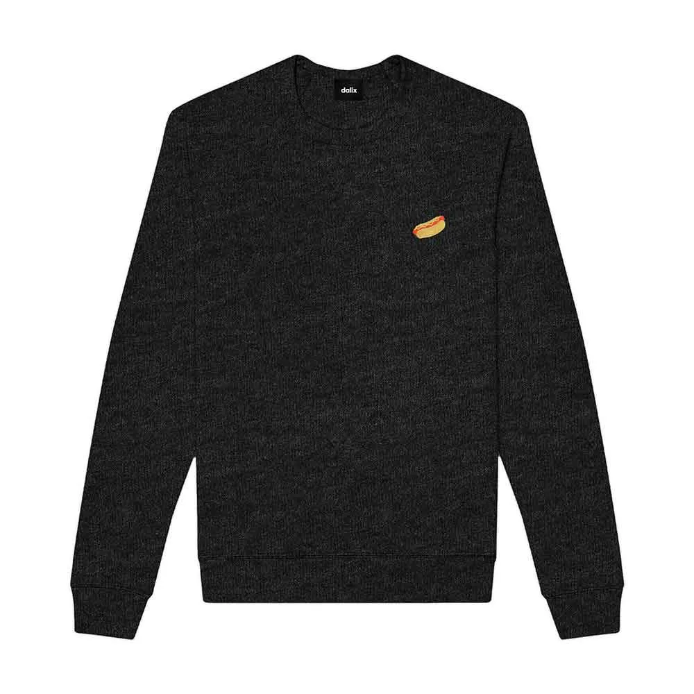 Dalix Hot Dog Crewneck Sweatshirt