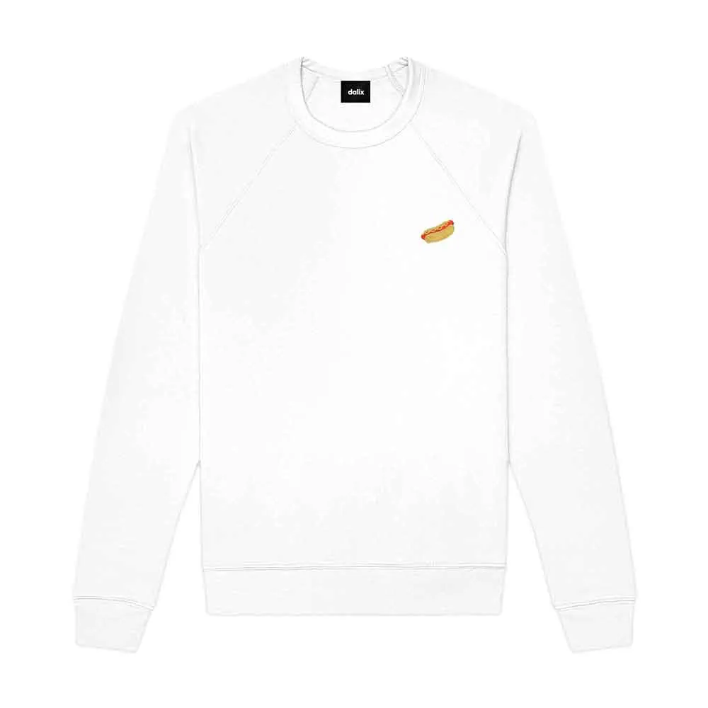 Dalix Hot Dog Crewneck Sweatshirt