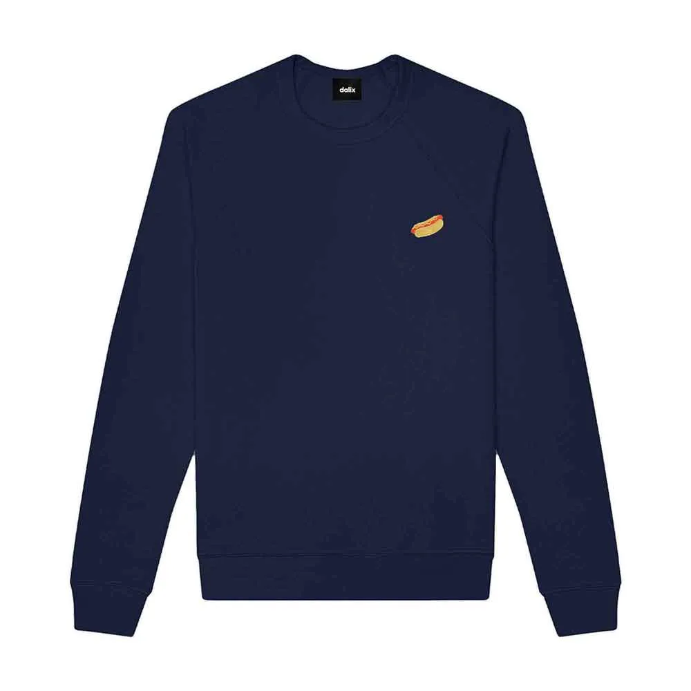 Dalix Hot Dog Crewneck Sweatshirt