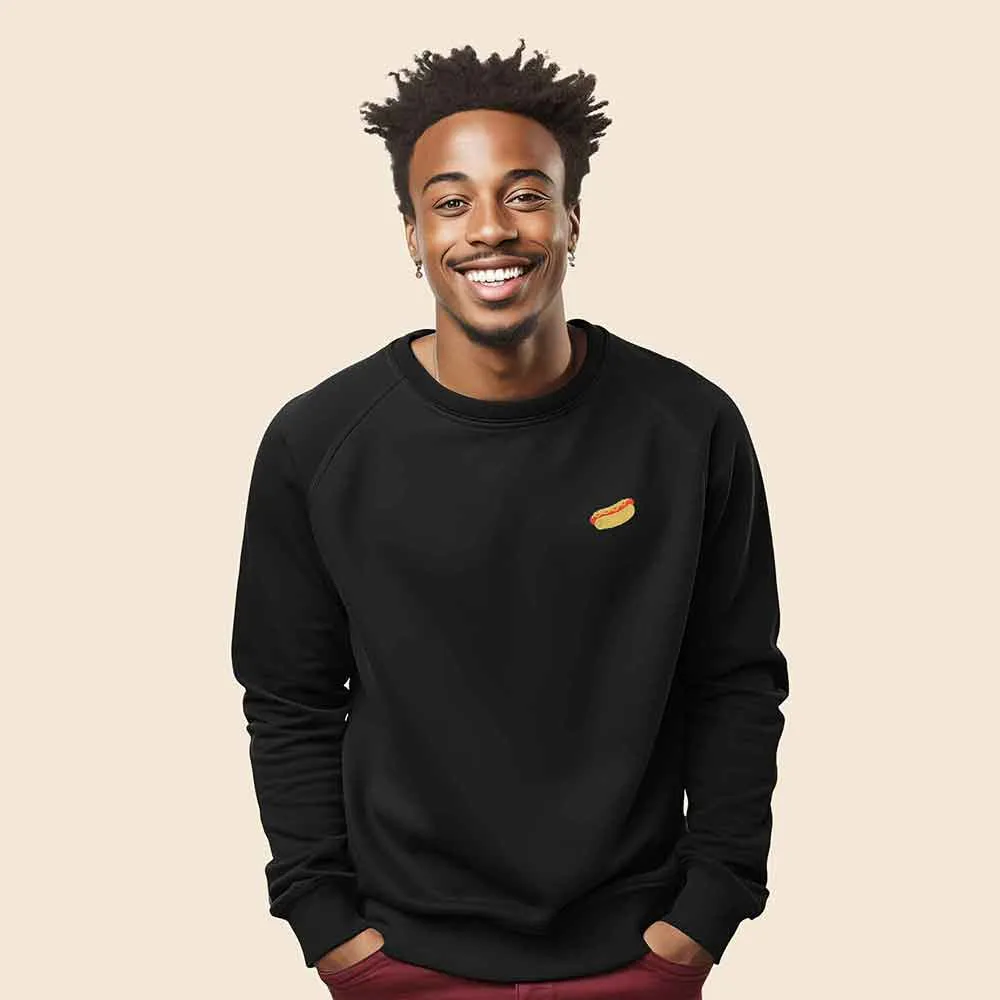 Dalix Hot Dog Crewneck Sweatshirt