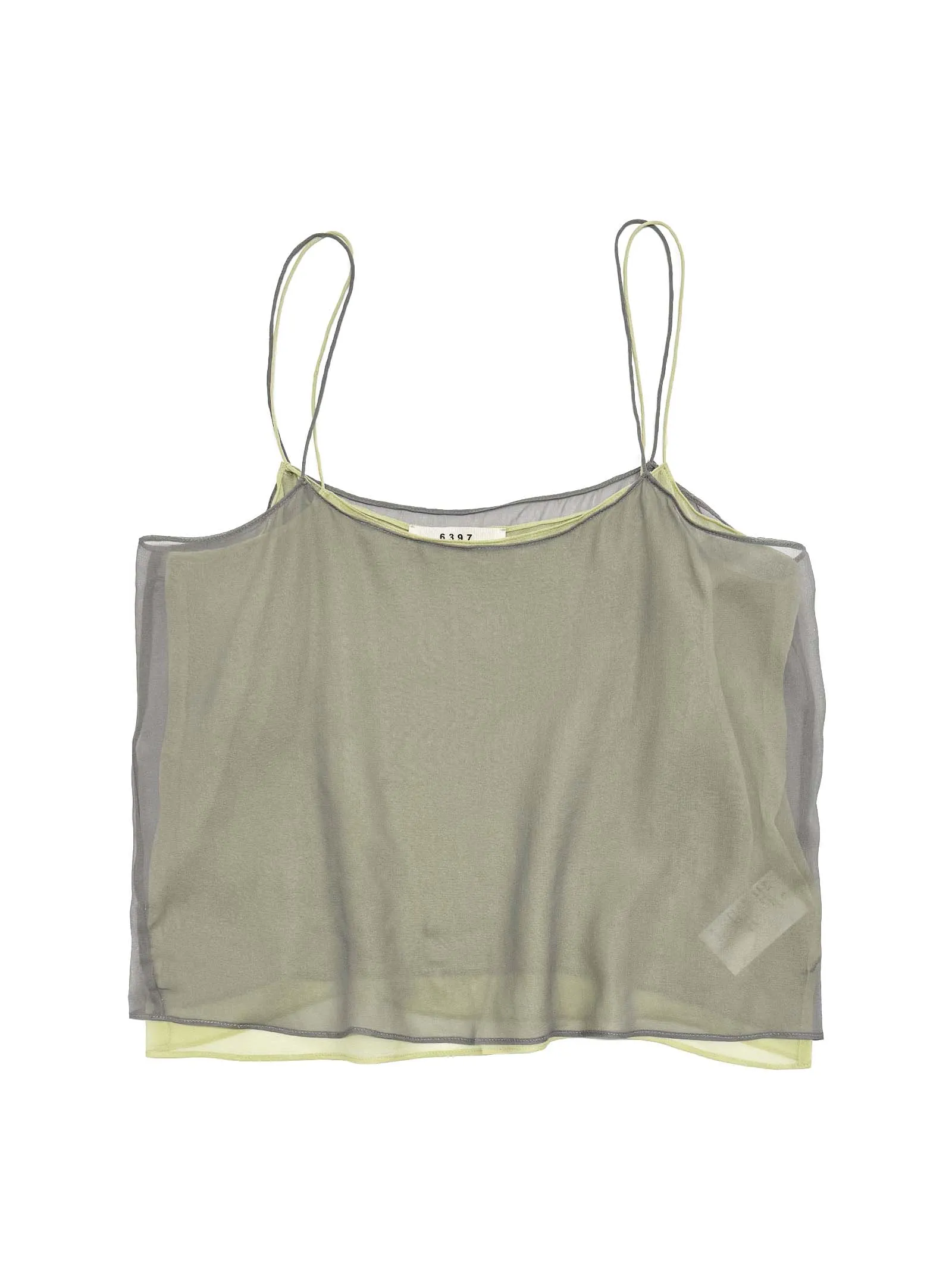 Double Layer Camisole in Limeade