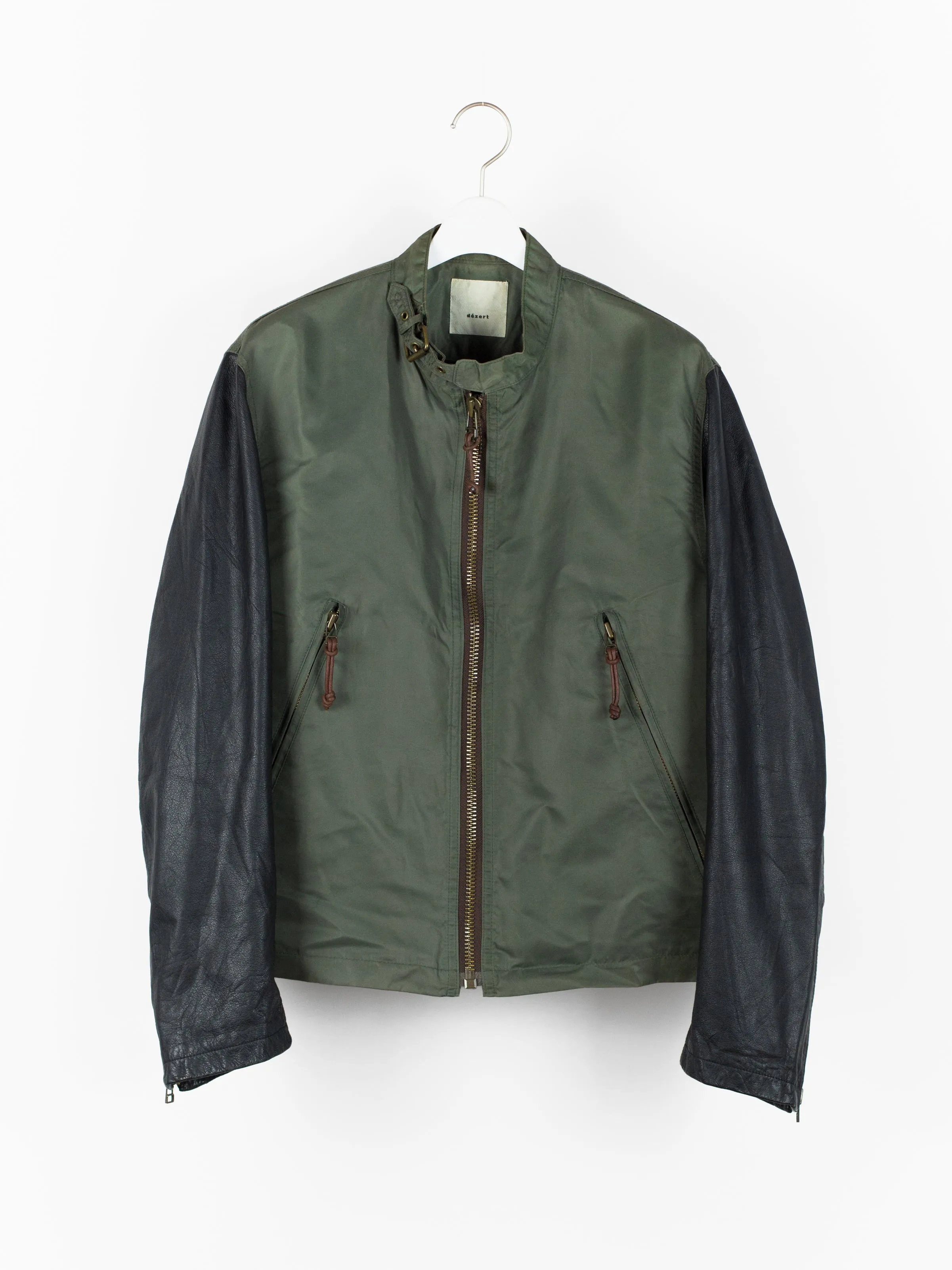 Dézert 90s Leather Sleeve Blouson