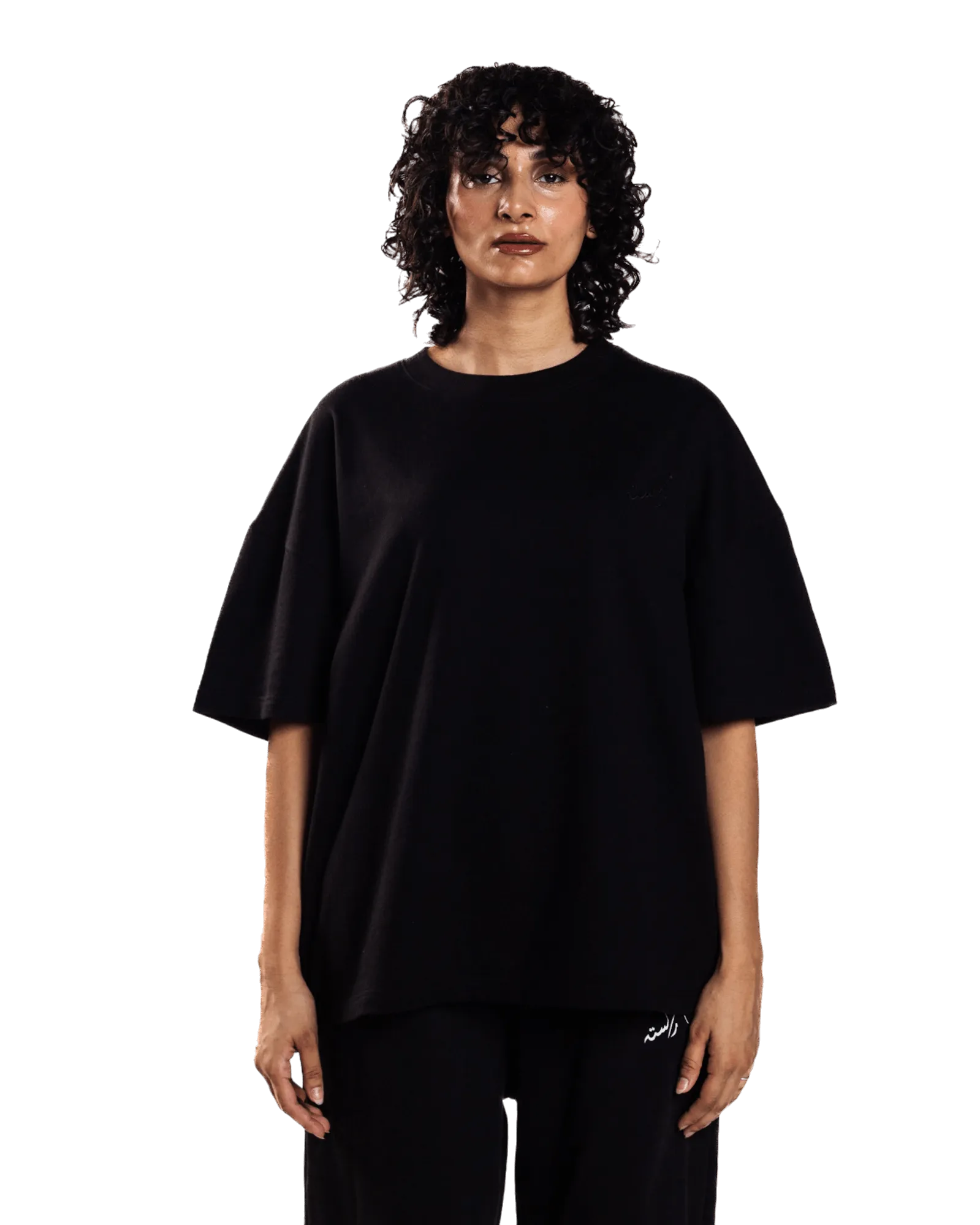 EMBROIDERED BLACK MADE IN PAK T-SHIRT (v1)