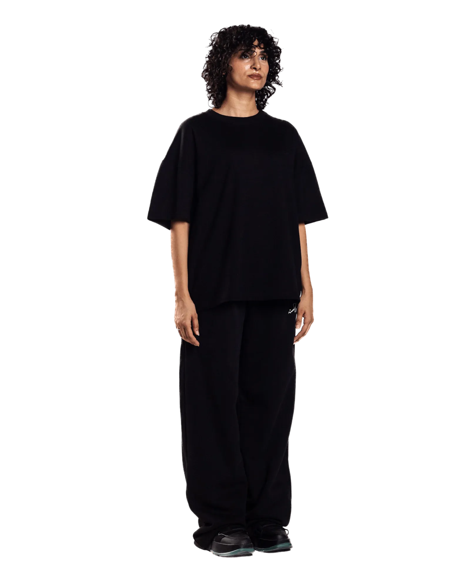 EMBROIDERED BLACK MADE IN PAK T-SHIRT (v1)