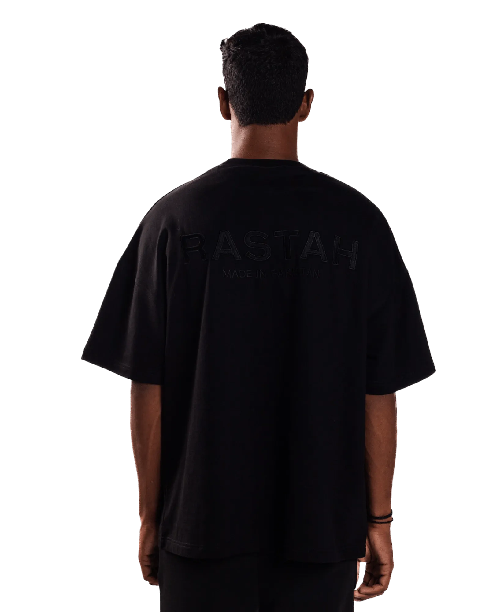 EMBROIDERED BLACK MADE IN PAK T-SHIRT (v1)