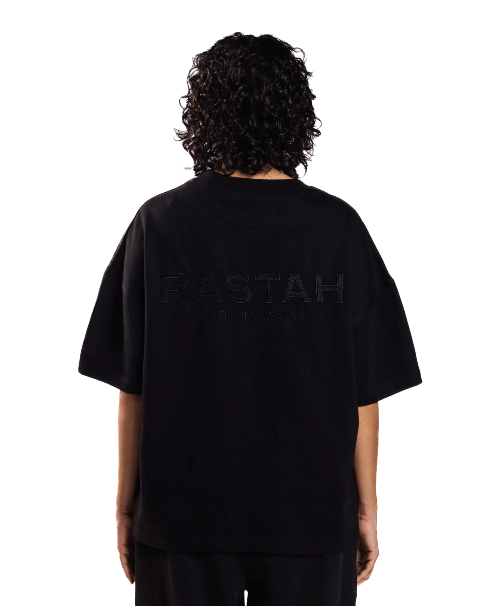 EMBROIDERED BLACK MADE IN PAK T-SHIRT (v1)