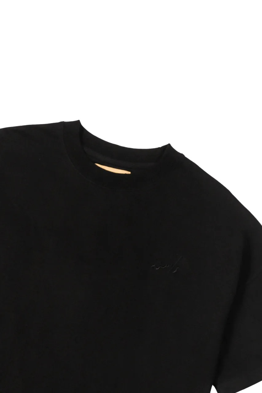 EMBROIDERED BLACK MADE IN PAK T-SHIRT (v1)