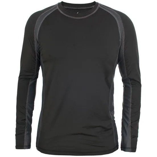 Explore Mens Base Layer Top - Black