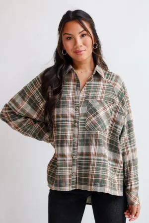 FINAL SALE - Autumn Concept Plaid Flannel