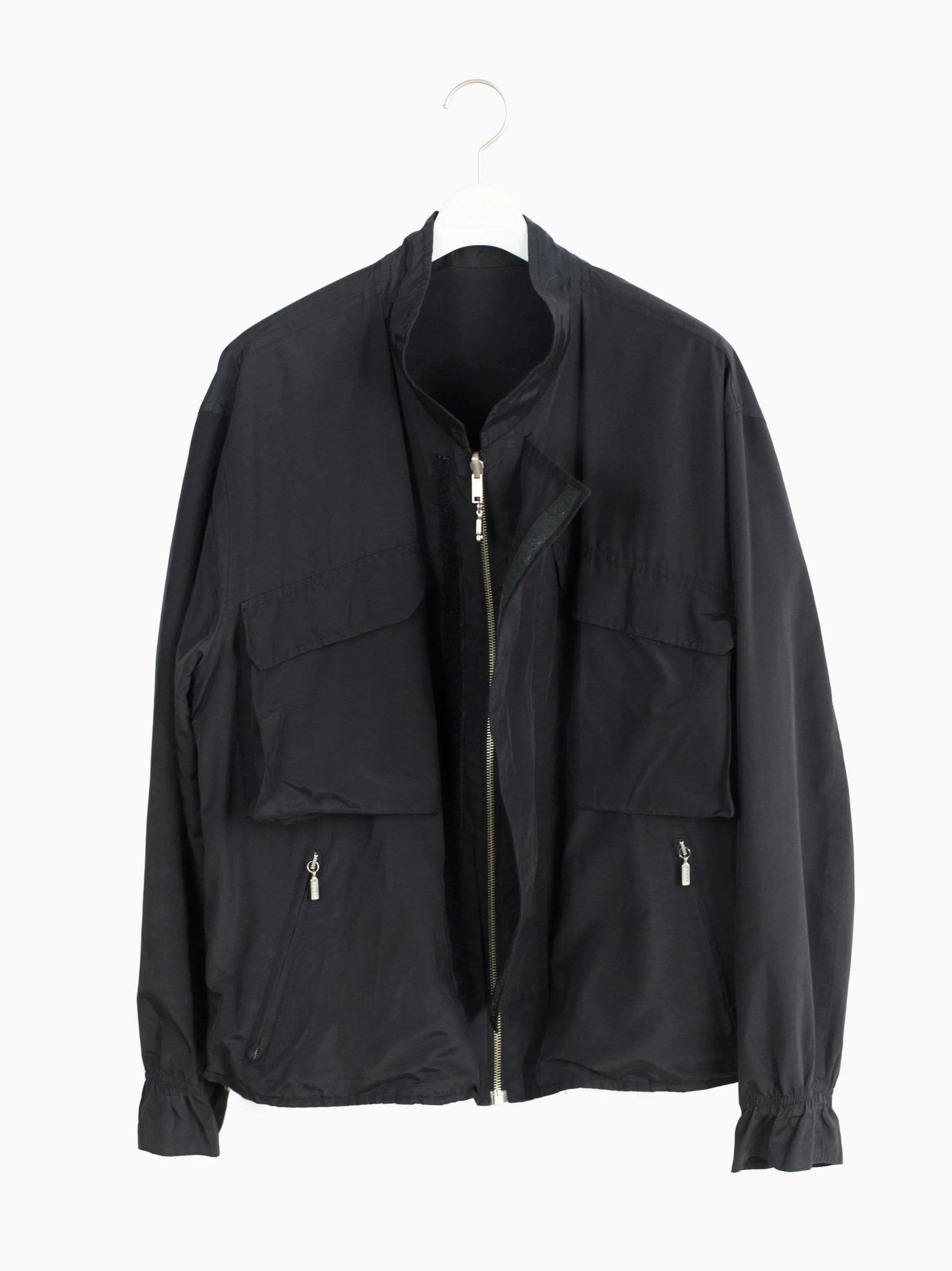 Gianfranco Ferre 90s Reversible Nylon Cargo Blouson