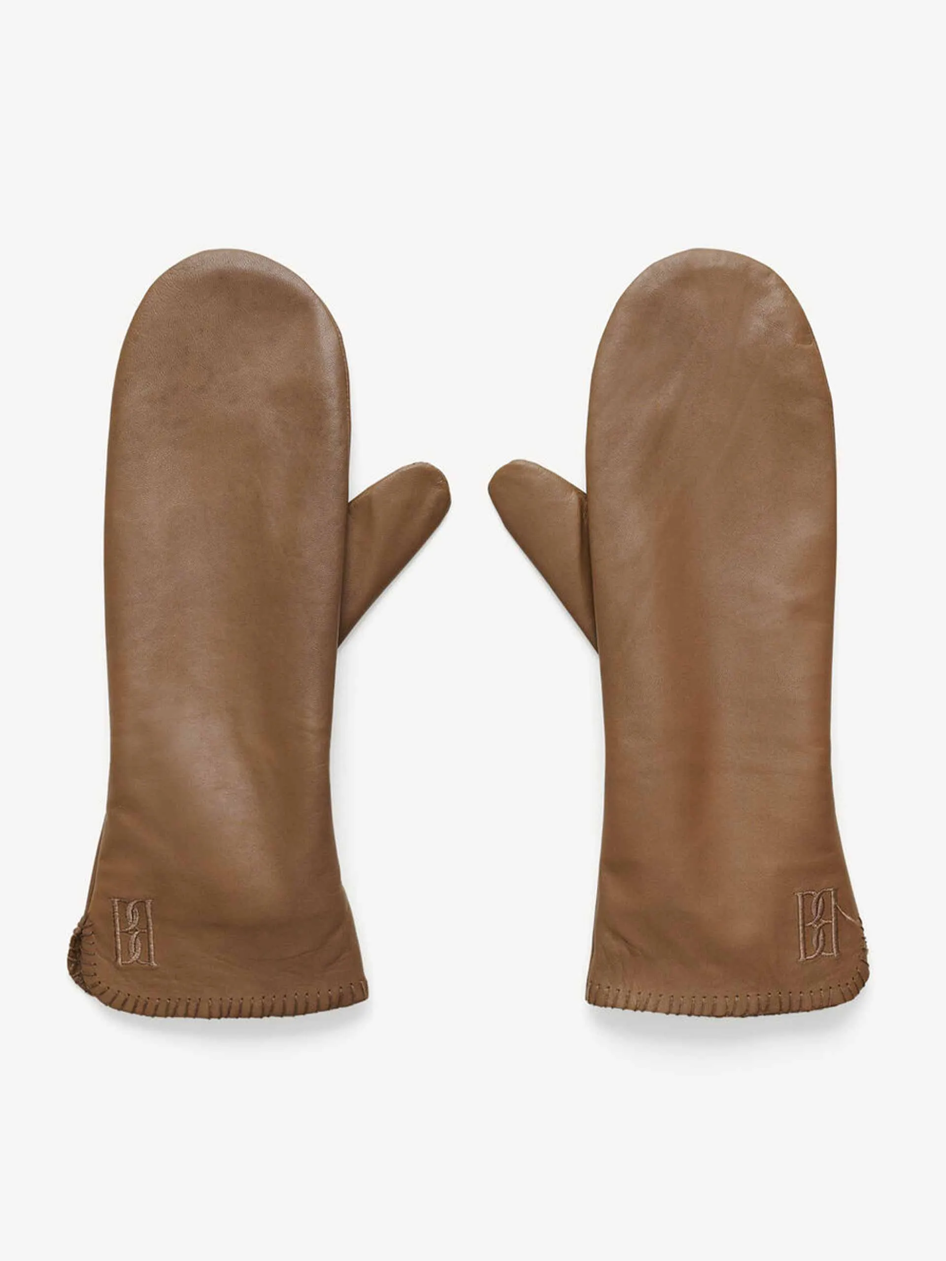 Ginnyl leather mittens