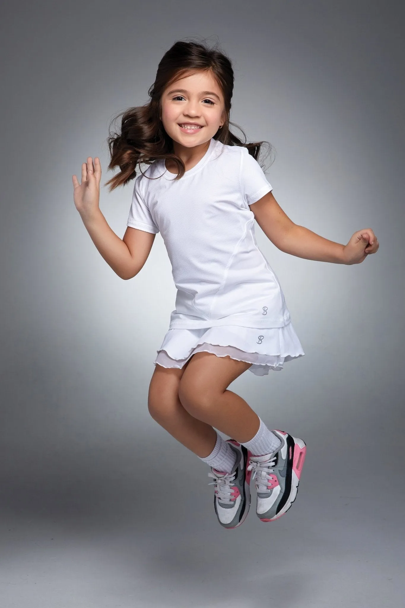 Girl's Short Sleeve Tennis Top