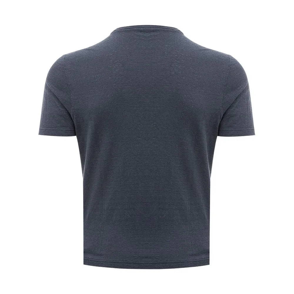 Gran Sasso Elegant Gray Cotton T-Shirt