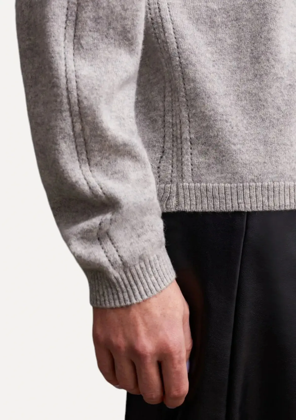 Juniper Cashmere Sweater - Grey Mix