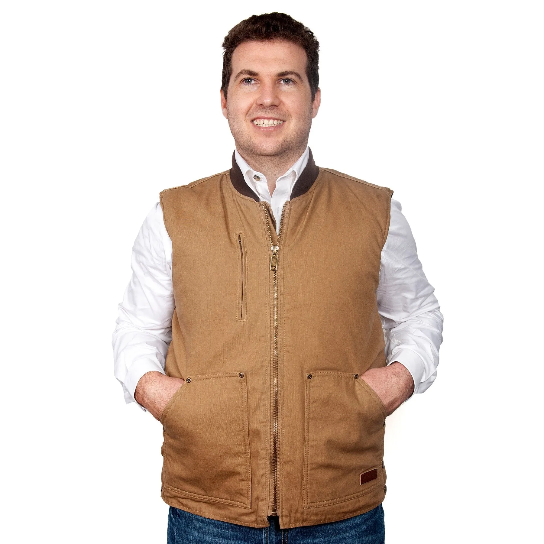 Just Country Diamantina Vest - Khaki