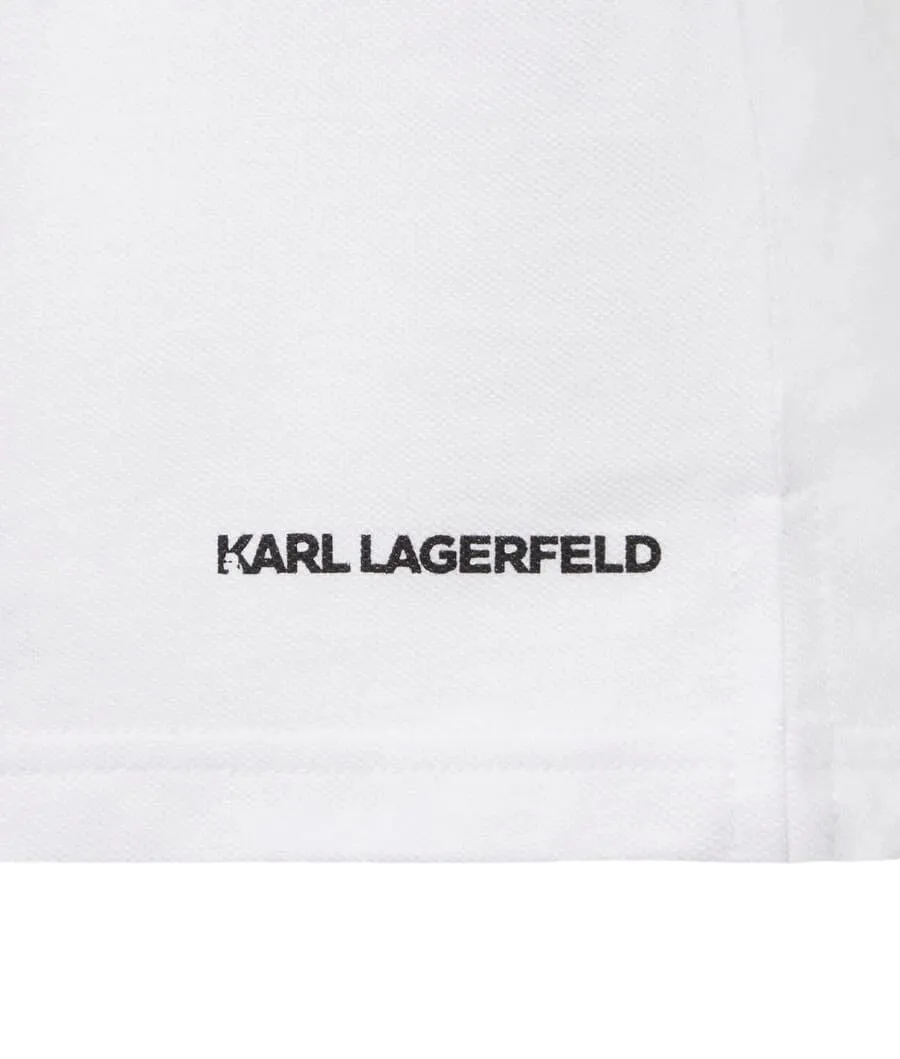 Karl Lagerfeld Men's Polo White T-shirt