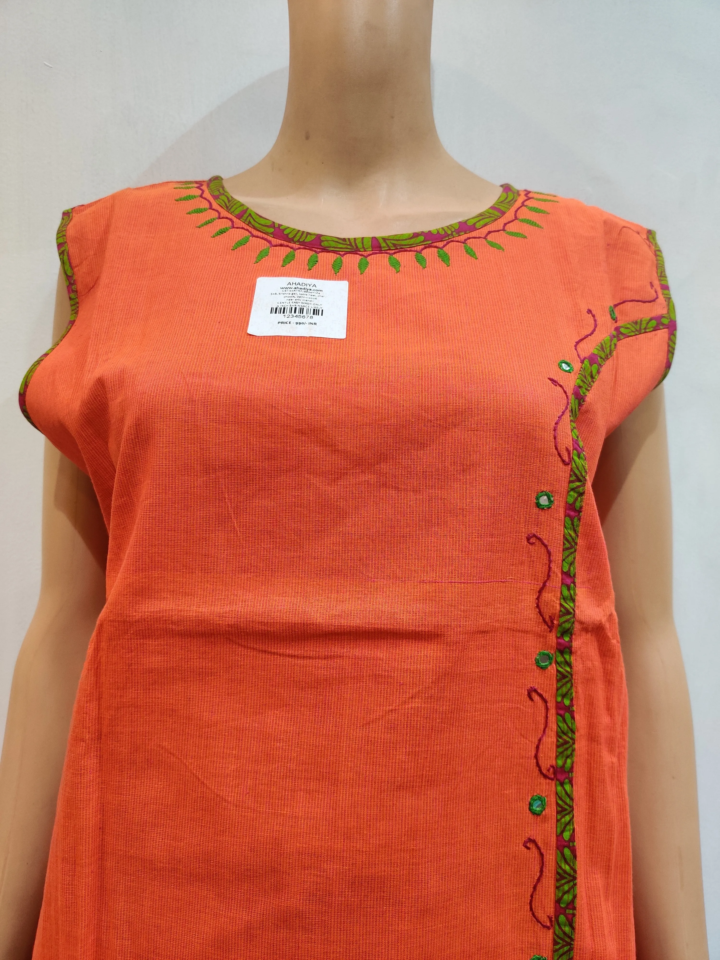 Lady’s Slipper Kurti with skirt