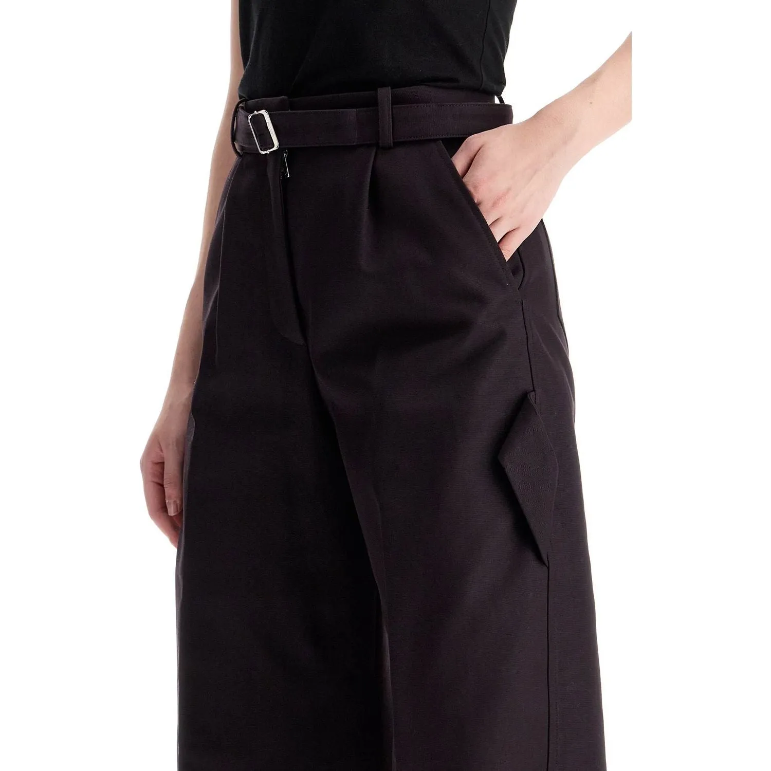 Lanvin balloon canvas pants for a