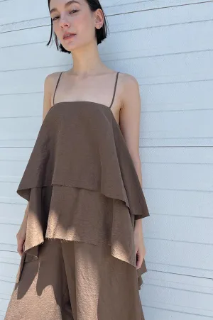 Layered Silk Top in Glace