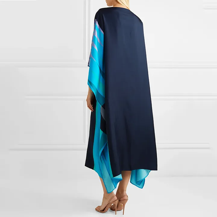 Marine Mystique Luxe Kaftan				 			 				 				 				 				 		Marine Mystique Luxe Kaftan KAF0065