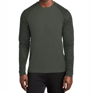 Men's Long Sleeve Digi Camo Tee