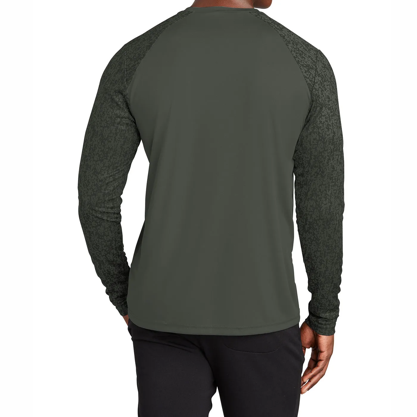 Men's Long Sleeve Digi Camo Tee