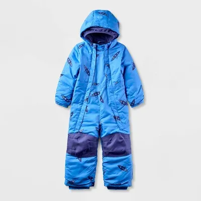 New - Toddler Standard Snowsuit - Cat & Jack Blue 3T