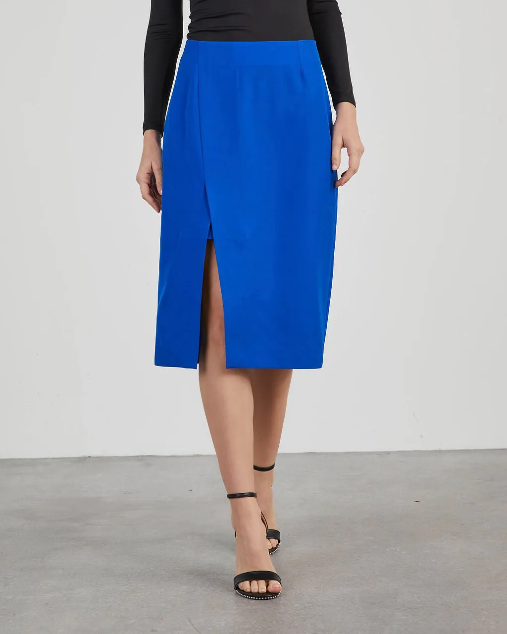 Norrie Slit Midi Skirt