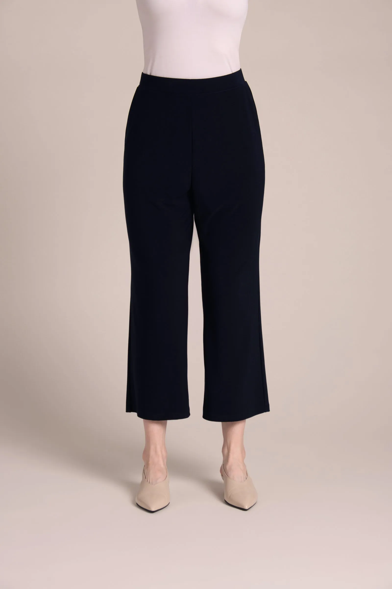 Nu Straight Leg Crop | Navy