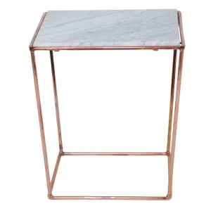 Orlando Table Small Copper / White