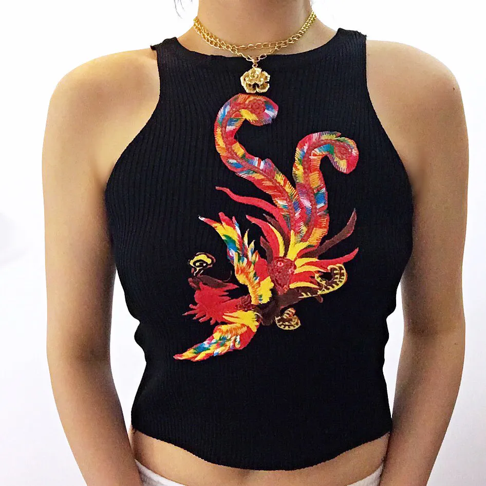 PHOENIX CROSS BACK DETAILS VEST TOP